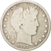 États-Unis, Barber Half Dollar, 1897, Philadelphia, B+, KM:116