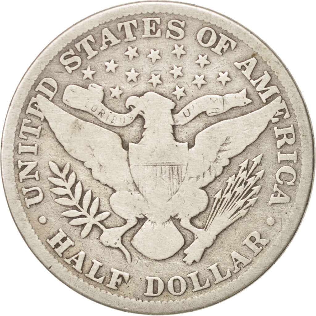 United States, Barber Half Dollar, 1897, Philadelphia, F, KM:116