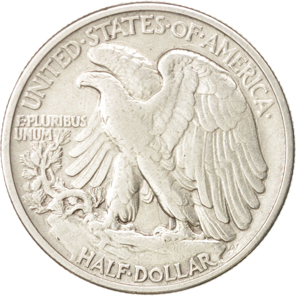 United States, Walking Liberty Half Dollar, 1917, Philadelphia, EF, KM:142