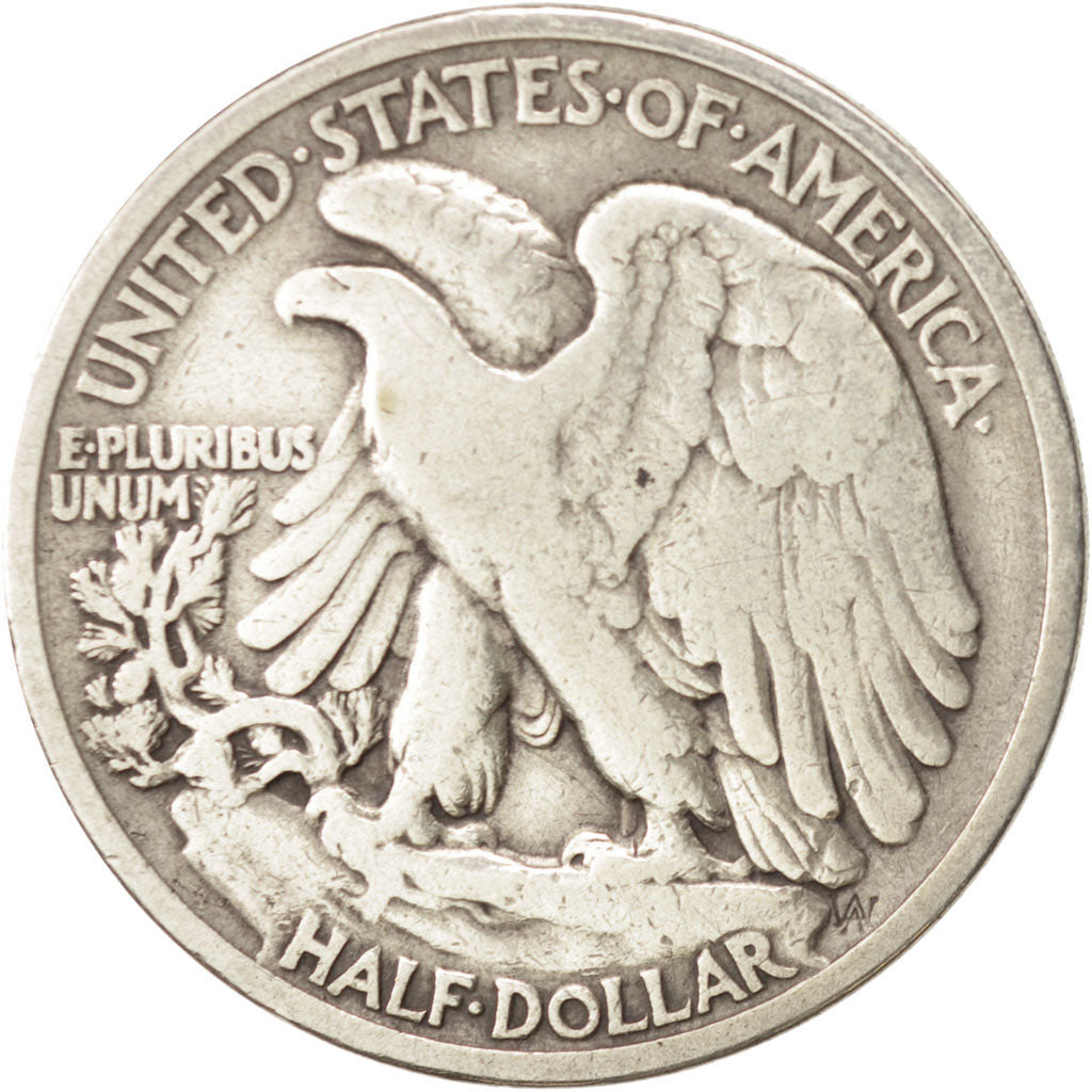 United States, Walking Liberty Half Dollar, 1934, Philadelphia, VF, KM:142