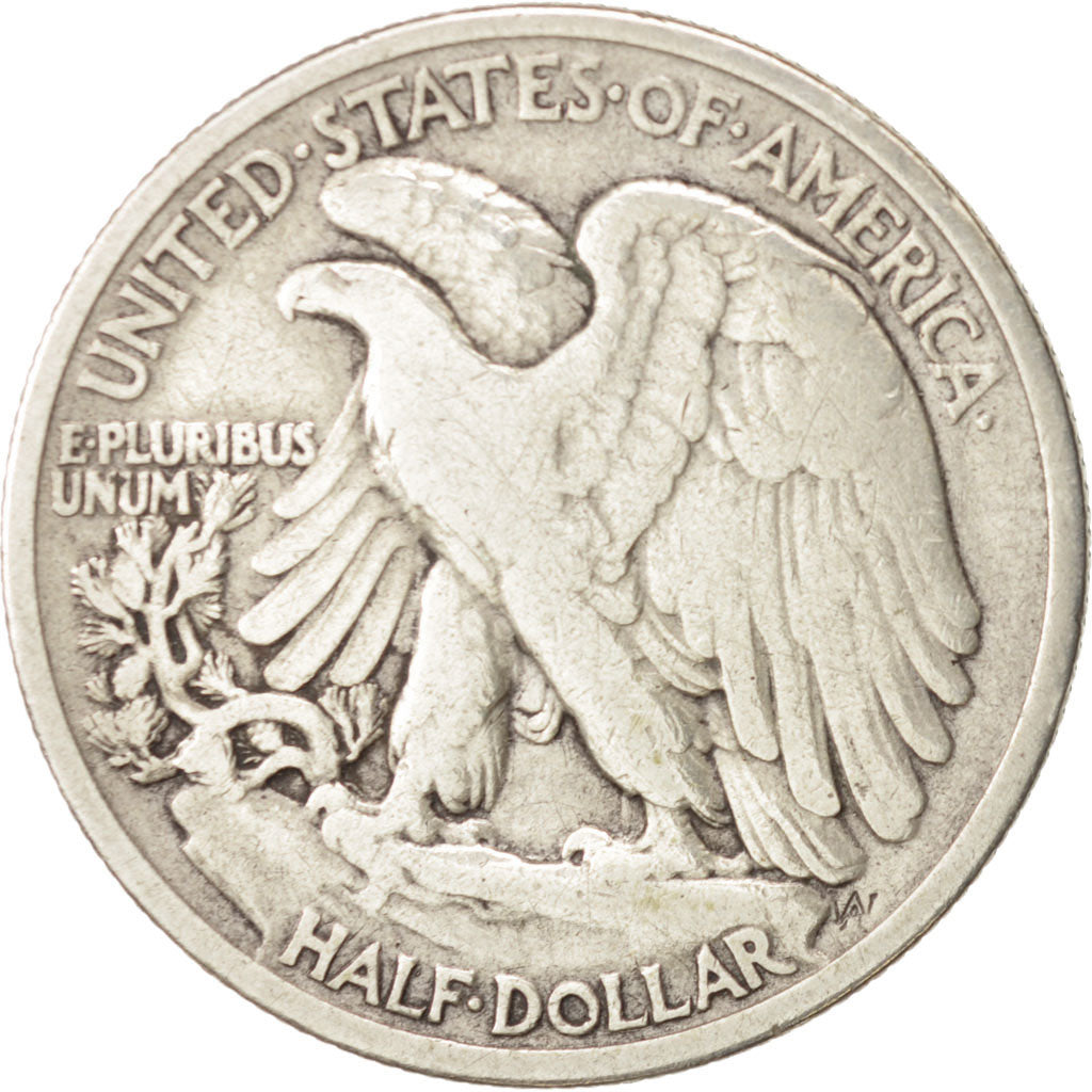 United States, Walking Liberty Half Dollar, 1935, Philadelphia, VF, KM:142