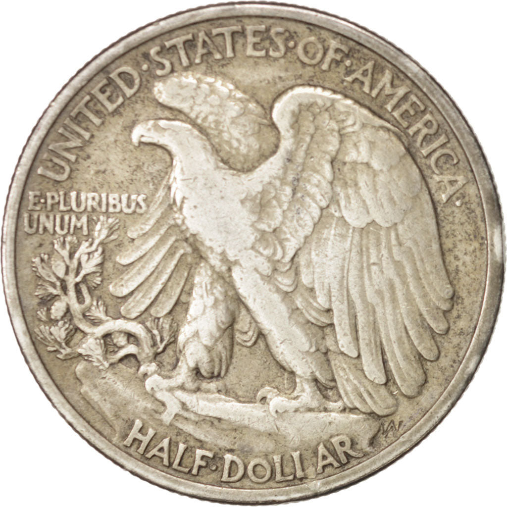United States, Walking Liberty Half Dollar, 1936, Philadelphia, VF, KM:142