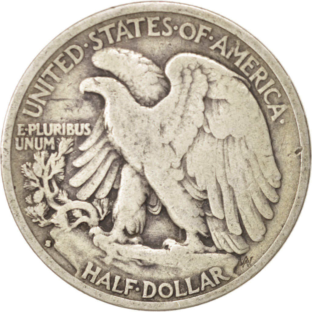 United States, Walking Liberty Half Dollar, 1936, San Francisco, VF, KM:142