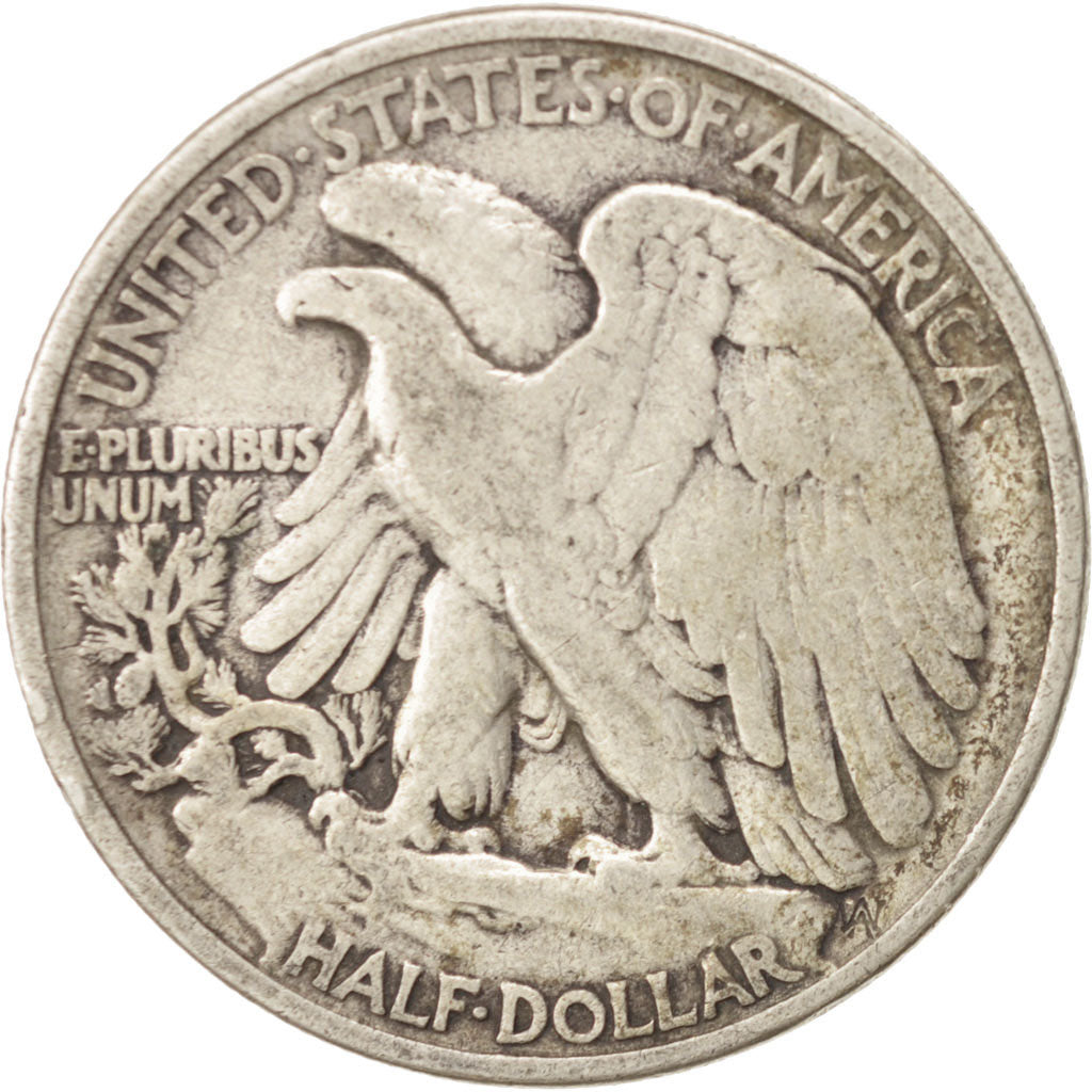United States, Walking Liberty Half Dollar, 1937, Philadelphia, VF, KM:142