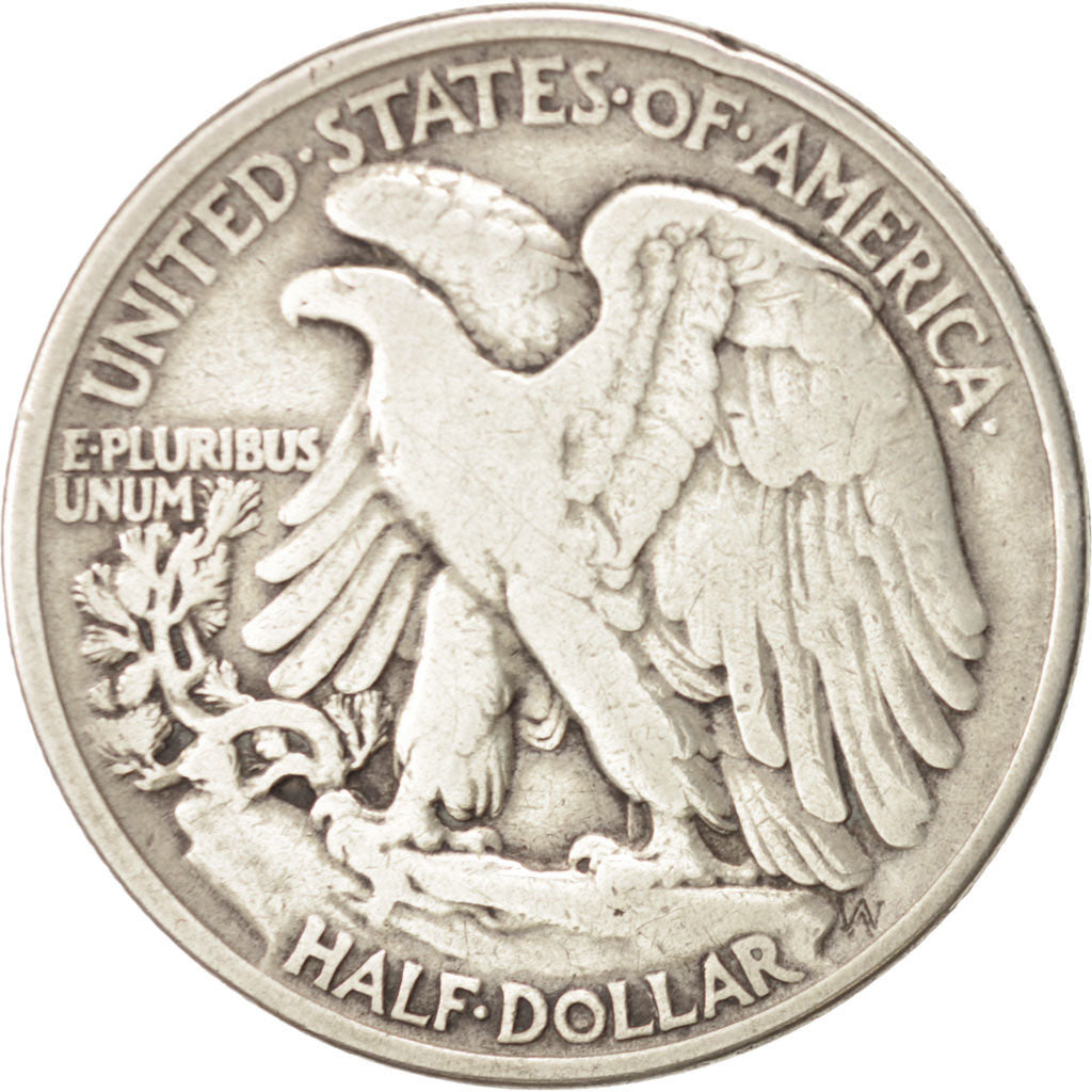 United States, Walking Liberty Half Dollar, 1938, Philadelphia, VF, KM:142