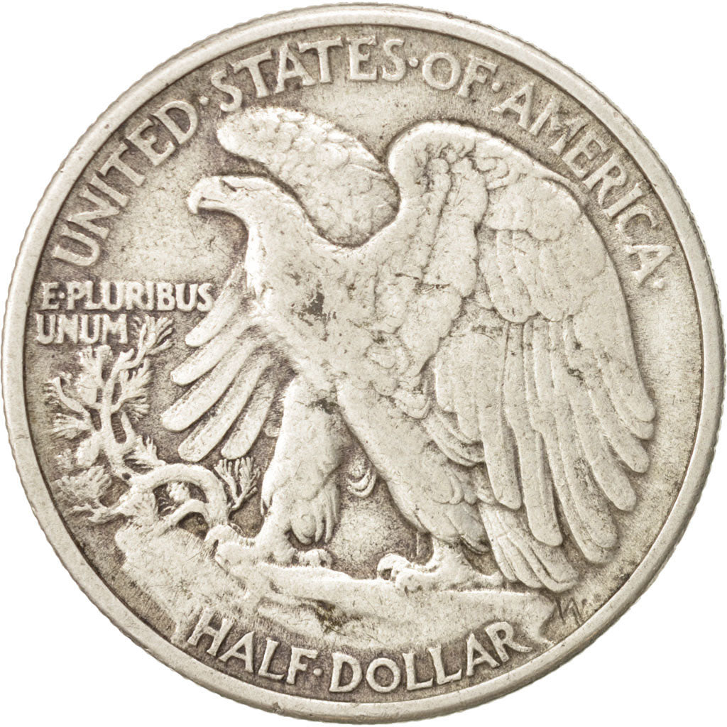 Coin, United States, Walking Liberty Half Dollar, Half Dollar, 1941, U.S. Mint