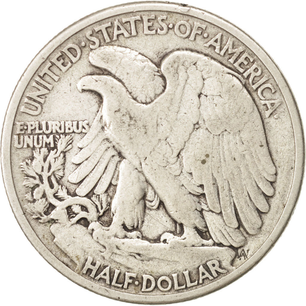 United States, Walking Liberty Half Dollar, 1942, Philadelphia, VF, KM:142