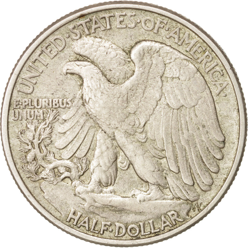 United States, Walking Liberty Half Dollar, 1946, Philadelphia, AU, KM:142