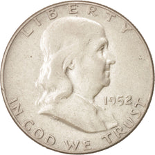 Coin, United States, Franklin Half Dollar, Half Dollar, 1952, U.S. Mint