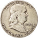 Coin, United States, Franklin Half Dollar, Half Dollar, 1952, U.S. Mint, Denver