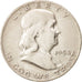 Coin, United States, Franklin Half Dollar, Half Dollar, 1954, U.S. Mint, Denver