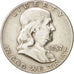 Coin, United States, Franklin Half Dollar, Half Dollar, 1957, U.S. Mint