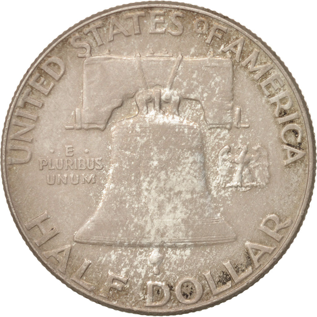 United States, Franklin Half Dollar, 1960, Philadelphia, EF, KM:199