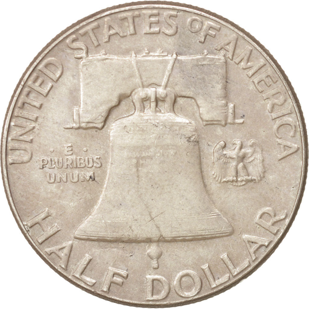 United States, Franklin Half Dollar, 1963, Philadelphia, AU, KM:199