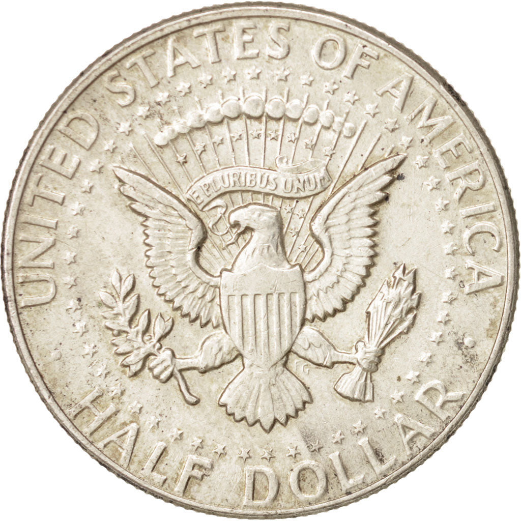 Coin, United States, Kennedy Half Dollar, Half Dollar, 1964, U.S. Mint