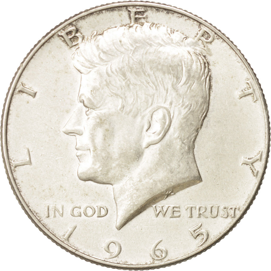 United States, Kennedy Half Dollar, 1965, AU, KM:202a