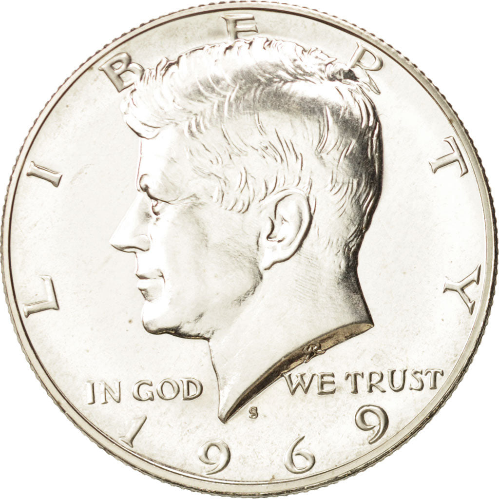 United States, Kennedy Half Dollar, 1969, San Francisco, MS, KM:202a