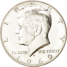 United States, Kennedy Half Dollar, 1969, San Francisco, MS, KM:202a
