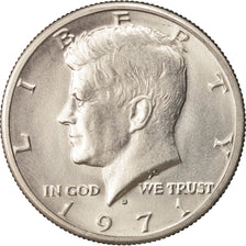Moneda, Estados Unidos, Kennedy Half Dollar, Half Dollar, 1971, U.S. Mint
