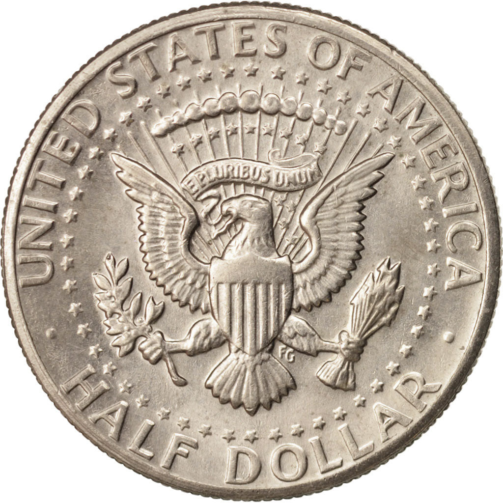 Coin, United States, Kennedy Half Dollar, Half Dollar, 1972, U.S. Mint
