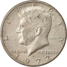 Coin, United States, Kennedy Half Dollar, Half Dollar, 1972, U.S. Mint, Denver