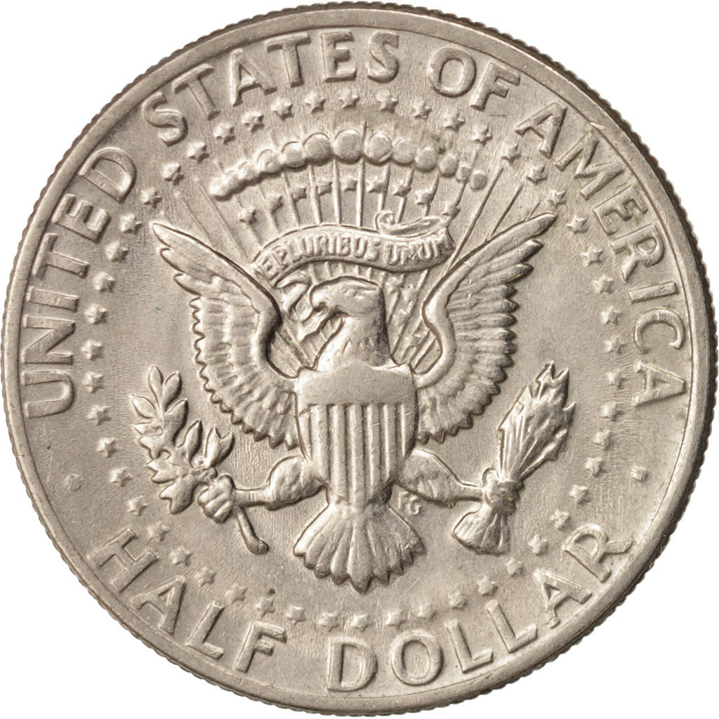 Coin, United States, Kennedy Half Dollar, Half Dollar, 1972, U.S. Mint, Denver