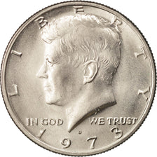 United States, Kennedy Half Dollar, 1973, Denver, MS, KM:202b