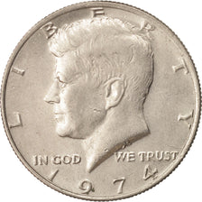 United States, Kennedy Half Dollar, 1974, EF, KM:202b