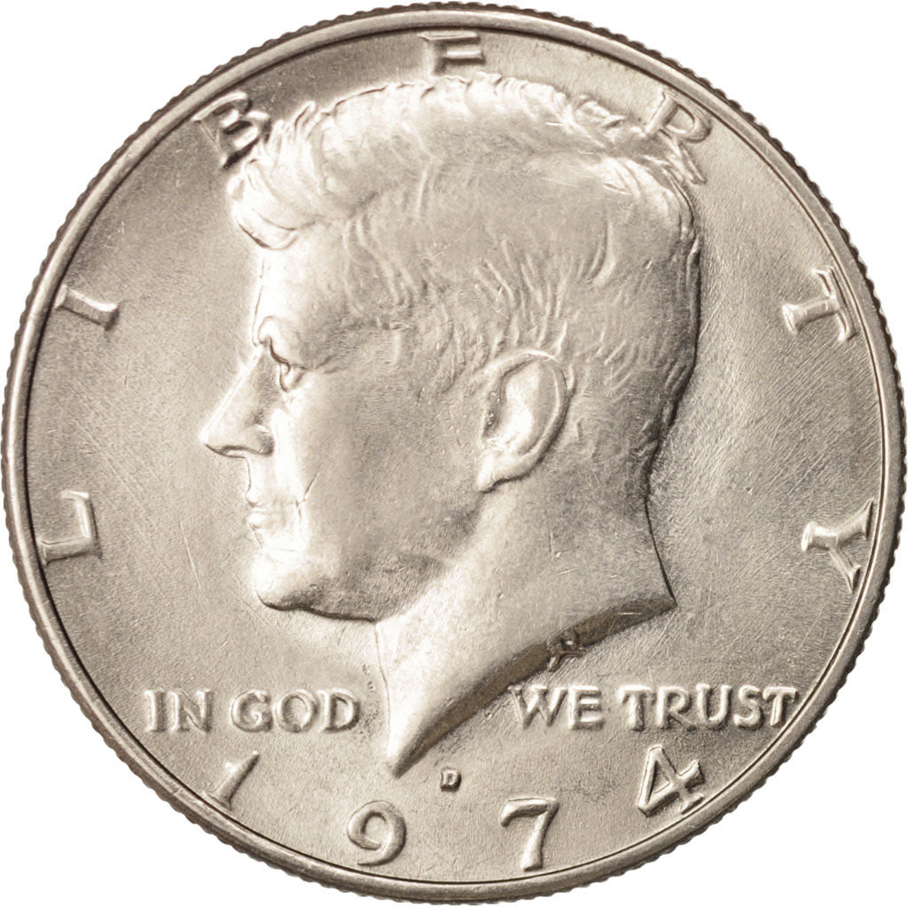 United States, Kennedy Half Dollar, 1974, Denver, AU, KM:202b
