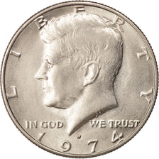 United States, Kennedy Half Dollar, 1974, Denver, AU, KM:202b