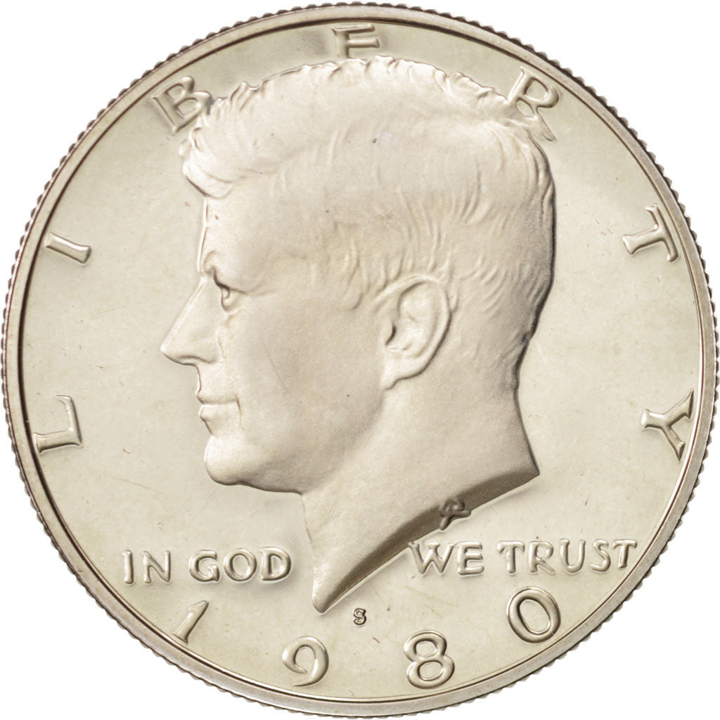 United States, Kennedy Half Dollar, 1980, San Francisco, MS, KM:A202b