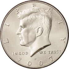 United States, Kennedy Half Dollar, 2007, Denver, MS, KM:A202b