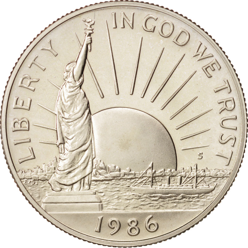 United States, Half Dollar, 1986, U.S. Mint, San Francisco, MS(63), KM:212