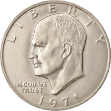 United States, Eisenhower Dollar, 1971, Denver, EF, KM:203