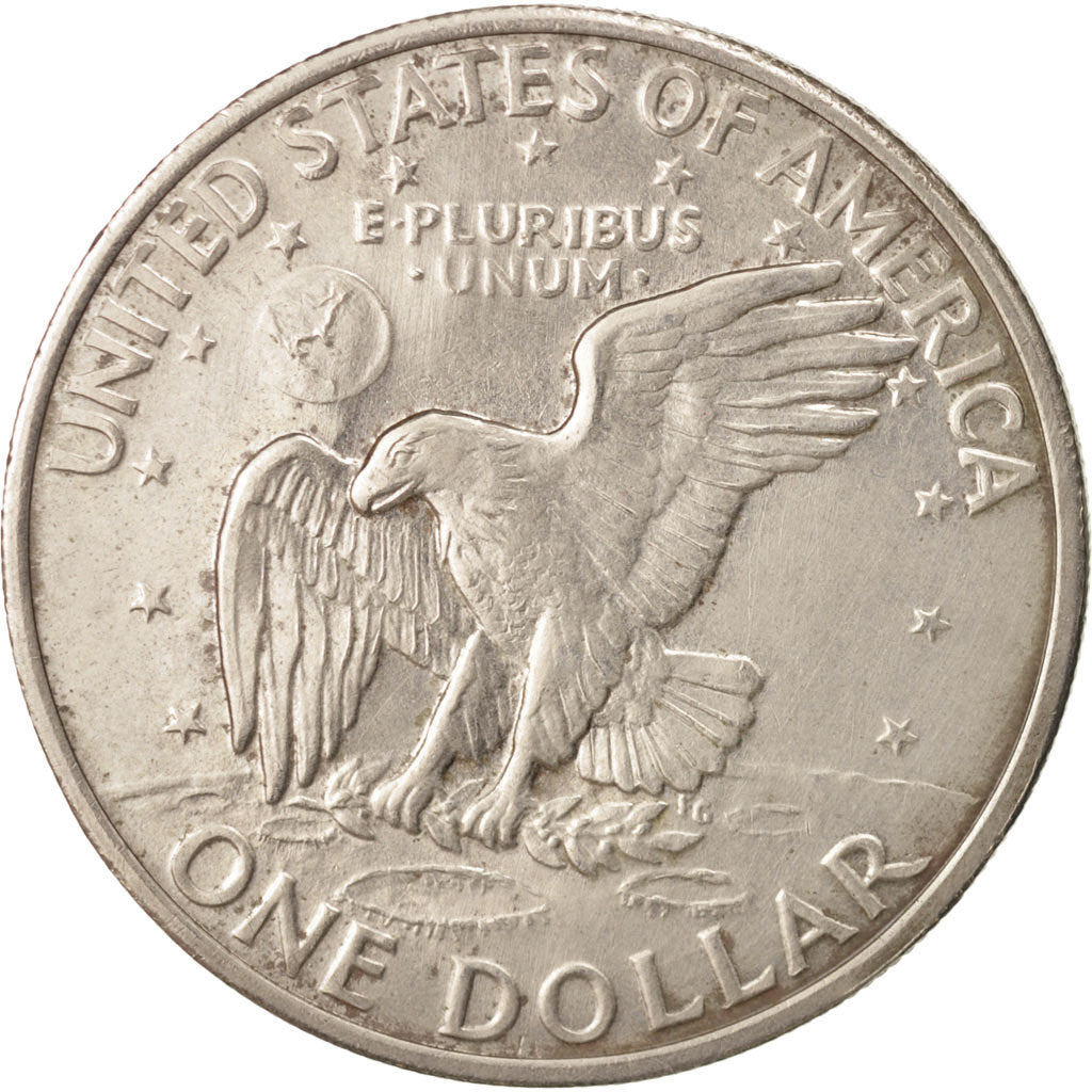 United States, Eisenhower Dollar, 1971, Denver, EF, KM:203