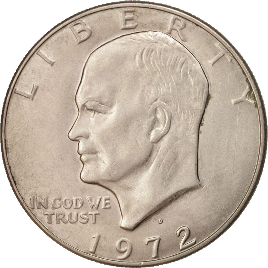 United States, Eisenhower Dollar, 1972, Denver, EF, KM:203