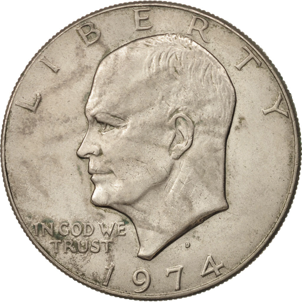 United States, Eisenhower Dollar, 1974, Denver, EF, KM:203