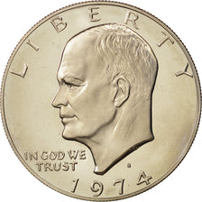 United States, Eisenhower Dollar, 1974, San Francisco, AU, KM:203