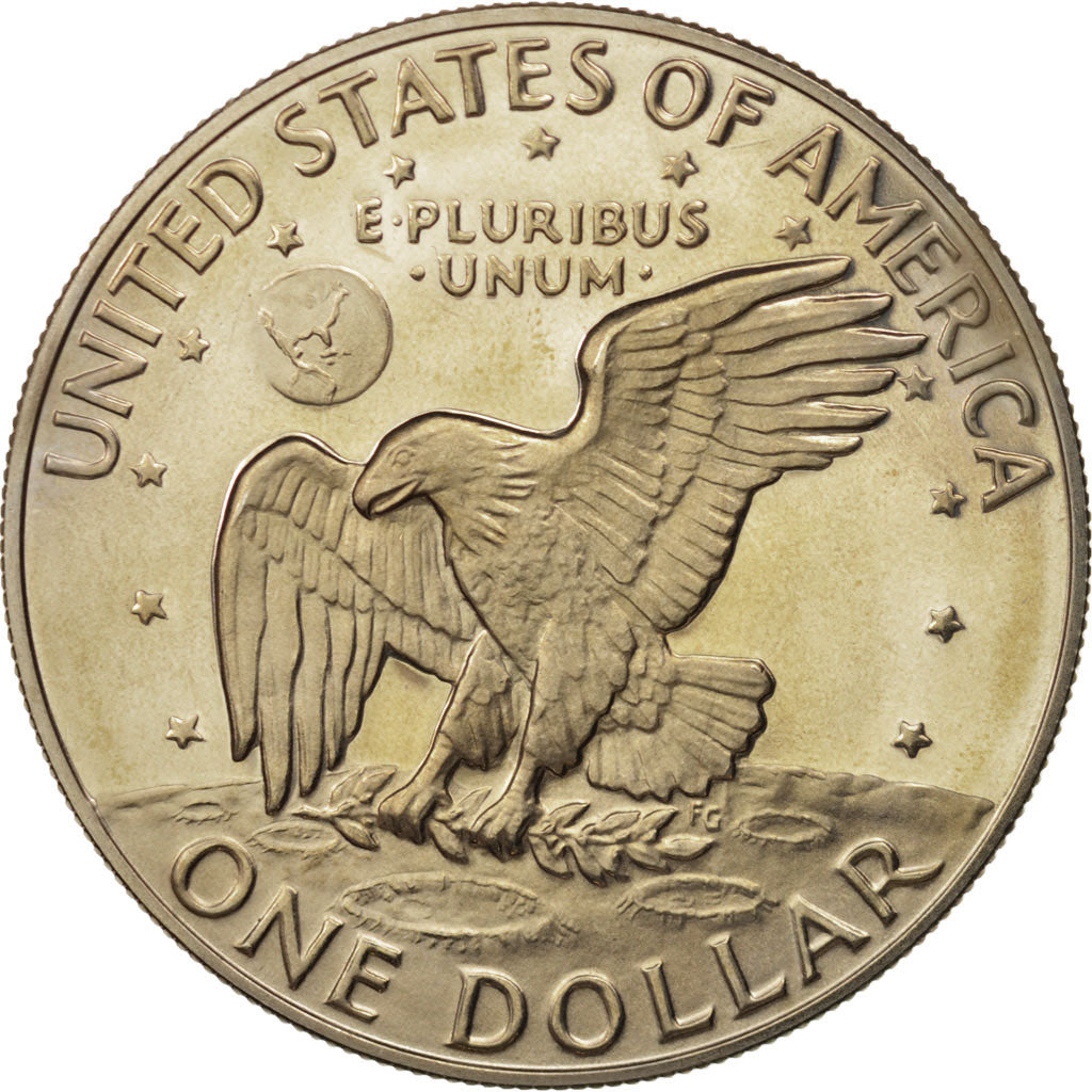 United States, Eisenhower Dollar, 1974, San Francisco, AU, KM:203