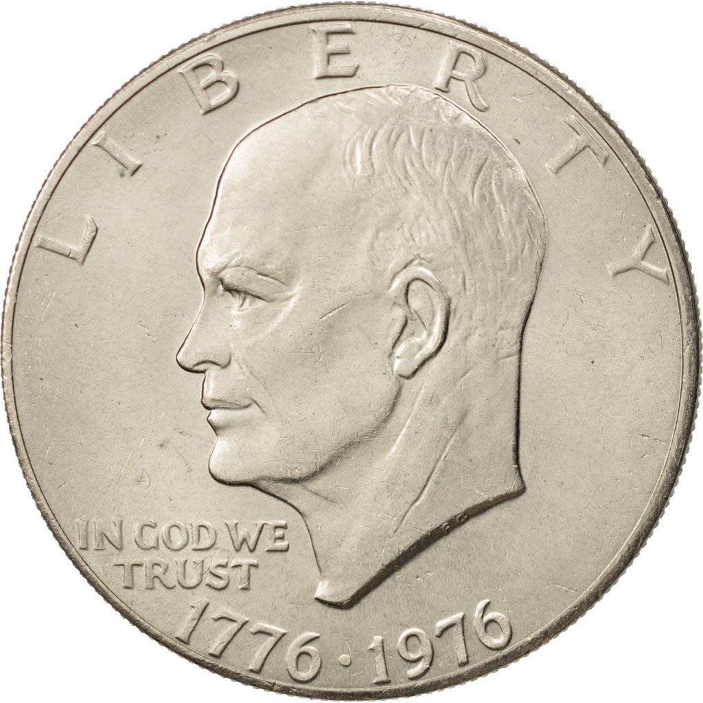 United States, Eisenhower Dollar, 1976, Philadelphia, AU, KM:206