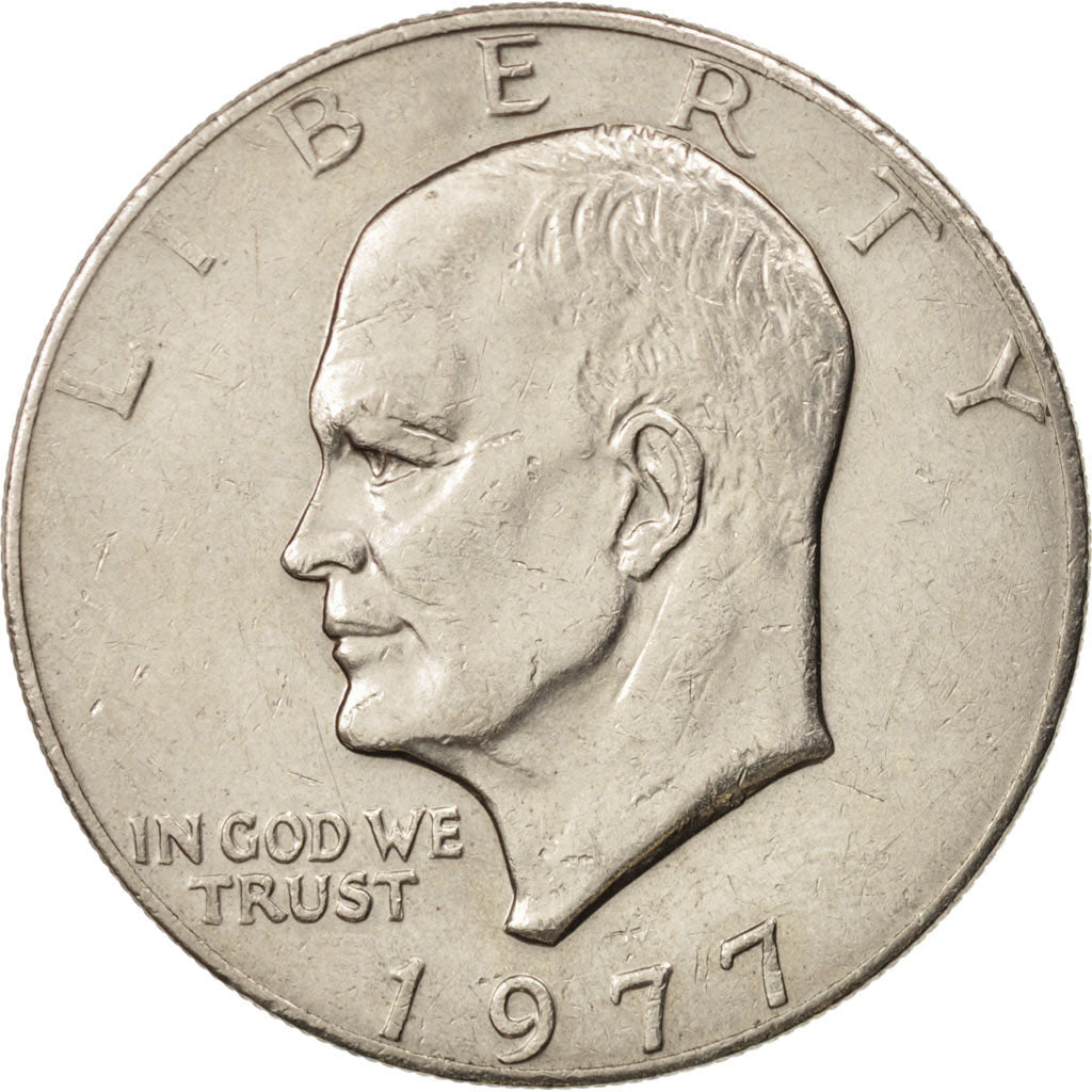 United States, Eisenhower Dollar, 1977, Philadelphia, EF, KM:A203