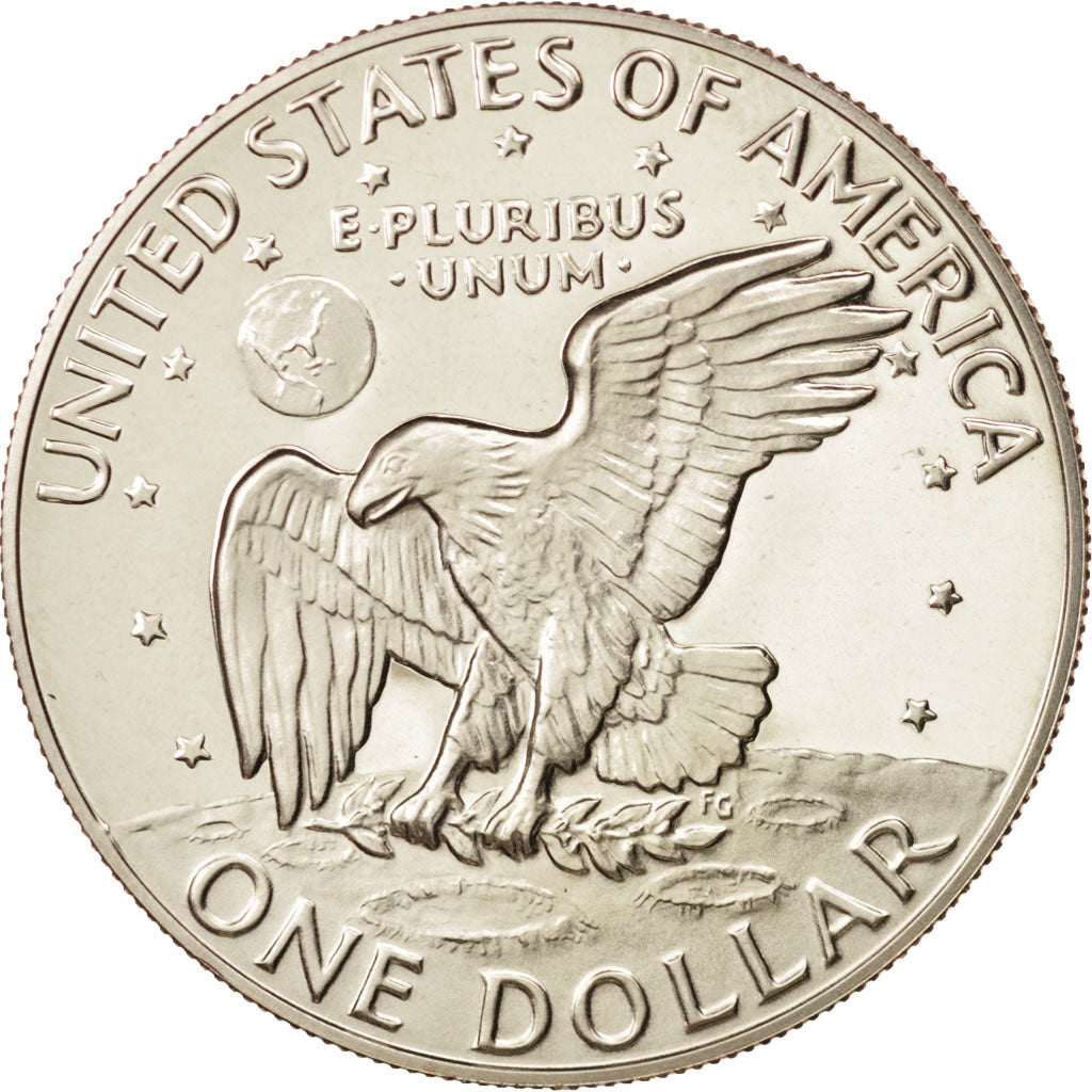 United States, Eisenhower Dollar, 1977, San Francisco, MS, KM:A203