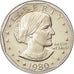 United States, Susan B. Anthony Dollar, 1980, San Francisco, MS, KM:207