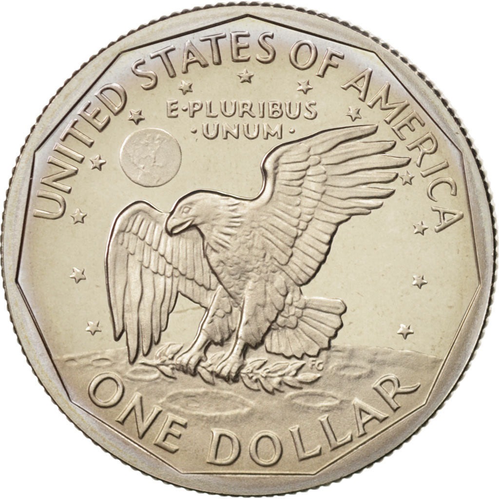 United States, Susan B. Anthony Dollar, 1980, San Francisco, MS, KM:207