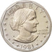 United States, Susan B. Anthony Dollar, 1981, San Francisco, MS, KM:207