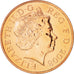 Coin, Great Britain, Elizabeth II, Penny, 2008, MS(63), Copper Plated Steel