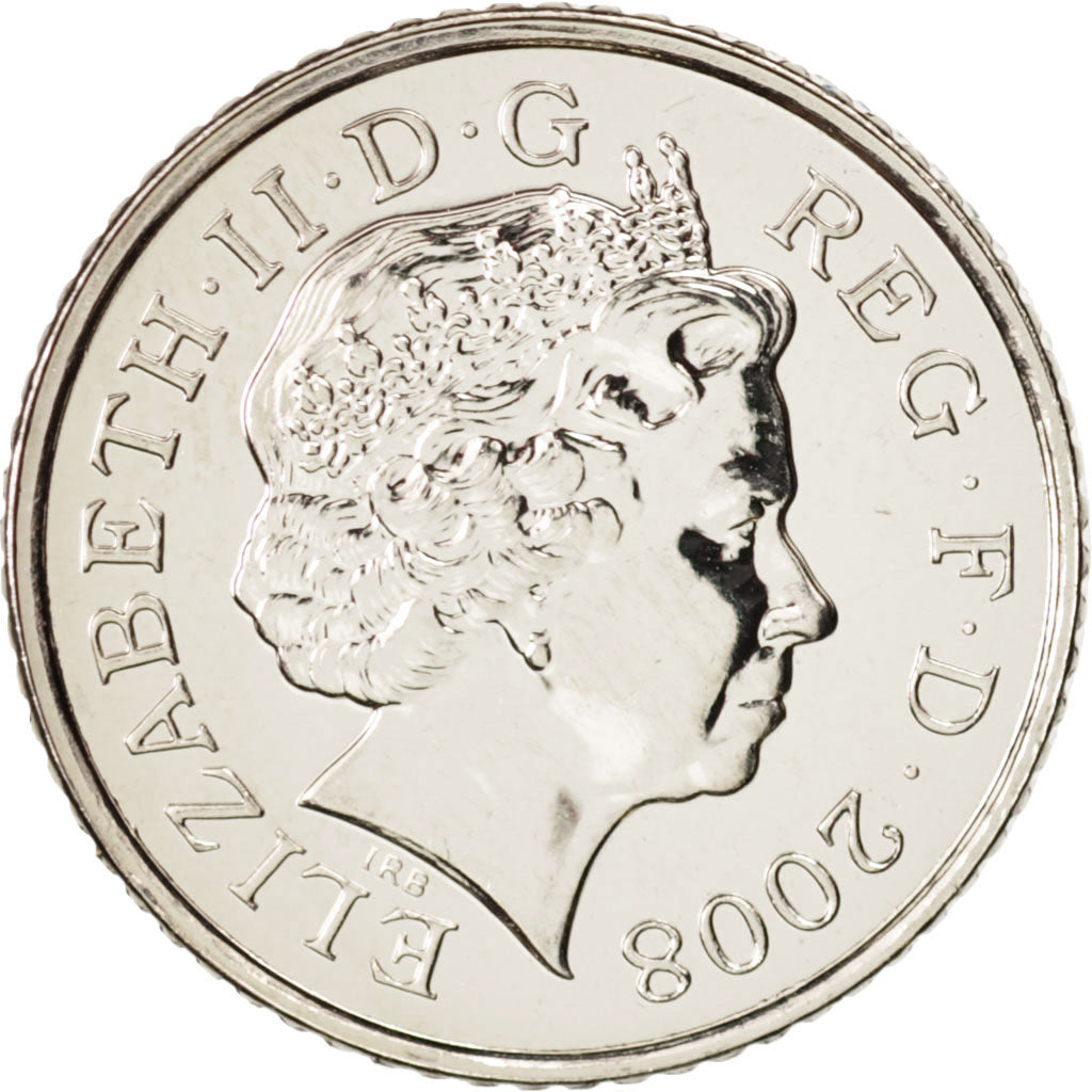 Coin, Great Britain, Elizabeth II, 5 Pence, 2008, MS(63), Copper-nickel, KM:1109