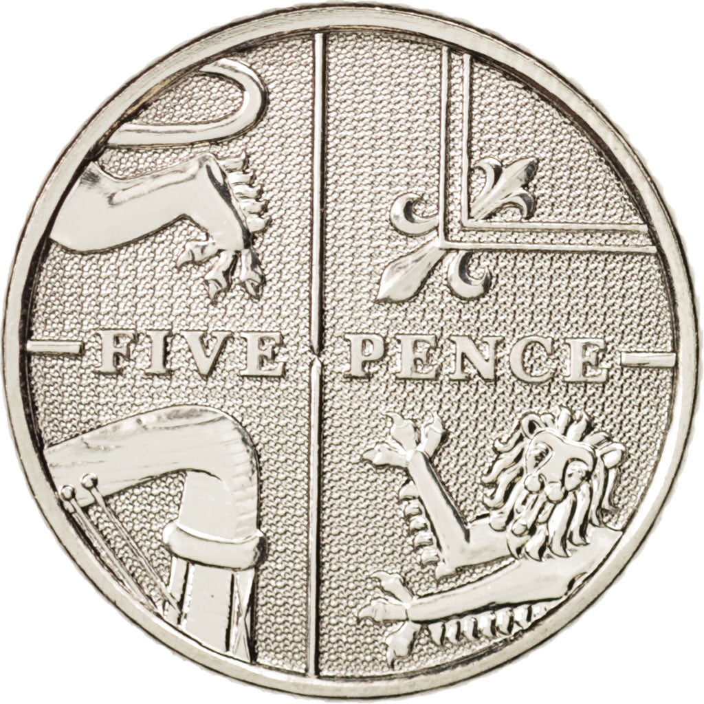 Coin, Great Britain, Elizabeth II, 5 Pence, 2008, MS(63), Copper-nickel, KM:1109