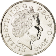 Coin, Great Britain, Elizabeth II, 10 Pence, 2008, MS(63), Copper-nickel