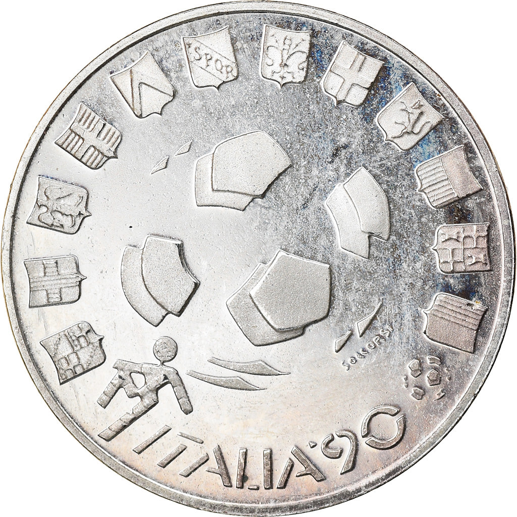 Italia, medaglia, Istituto Poligrafico e Zecca dello Stato, Milano, 1988